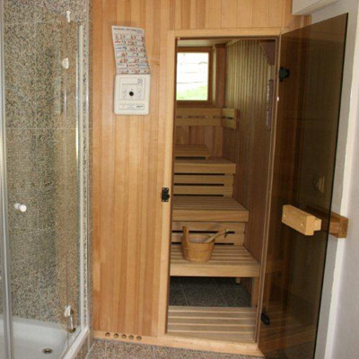 Apartment Bad Schandau Badezimmer mit Sauna